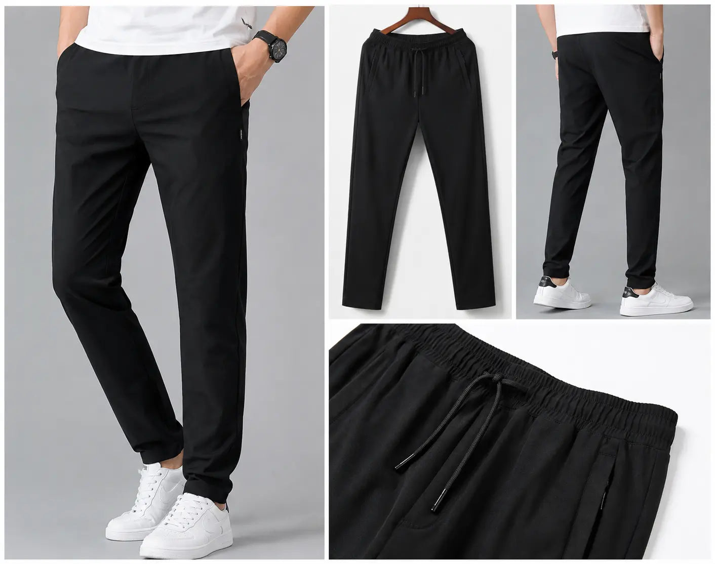 Men’s Solid Track Pants | Pack of 2 Dropdash