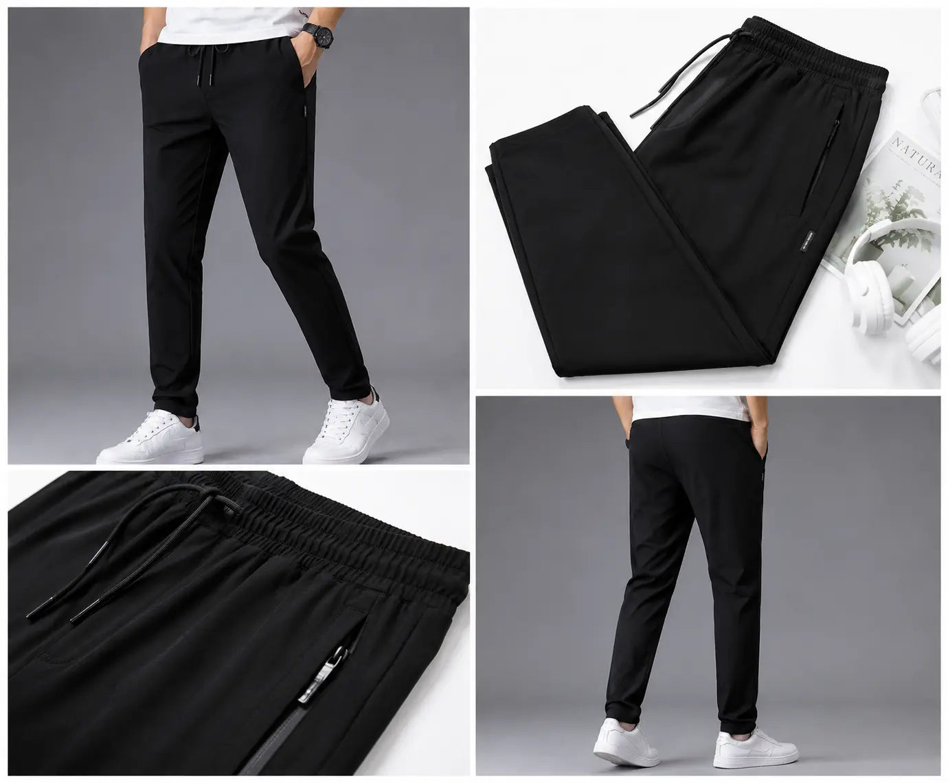 Men’s Solid Track Pants | Pack of 2 Dropdash